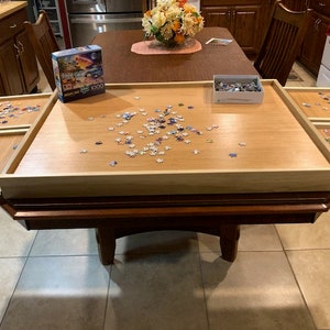 Jigsaw Puzzle Board  30&quot; x 40&quot; With Drawers