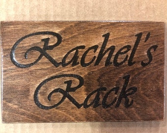 Wine Rack Custom Plate