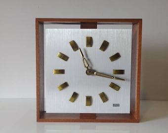 Mid Century Wall Clock Predom-metron, Polish 1970s Retro Decor