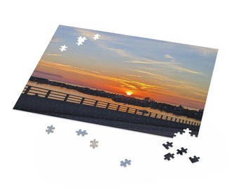 Florida zonsondergangpuzzel: puzzel van 500 stukjes voor volwassenen