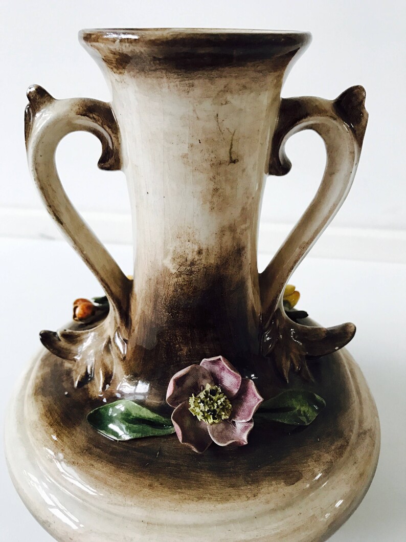 Vintage Bassano Vase. Retro italian vase. Bassano ceramics. Etsy