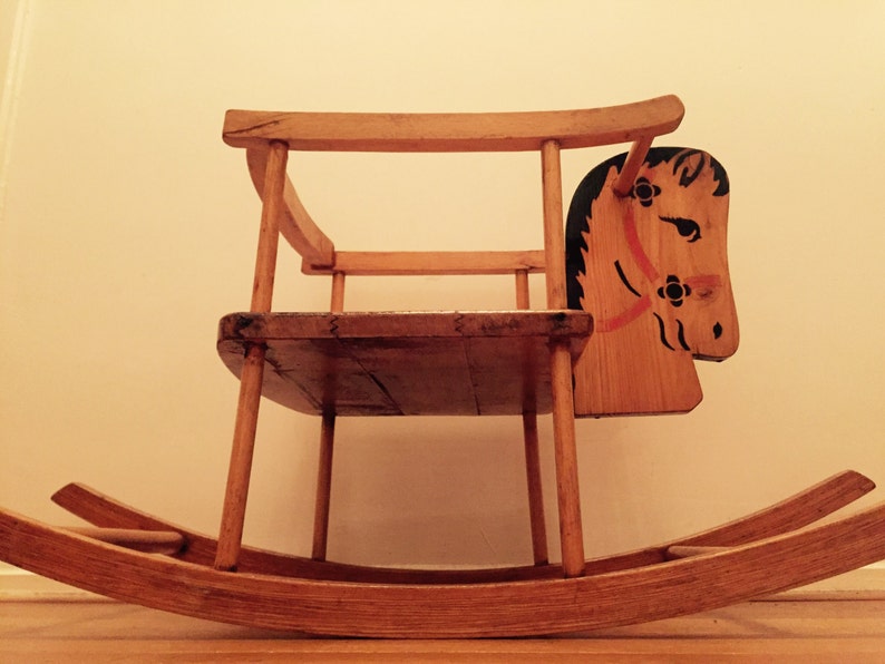 Vintage Rocking Chair. Rocking Horse Chair. Rocking Childs Etsy