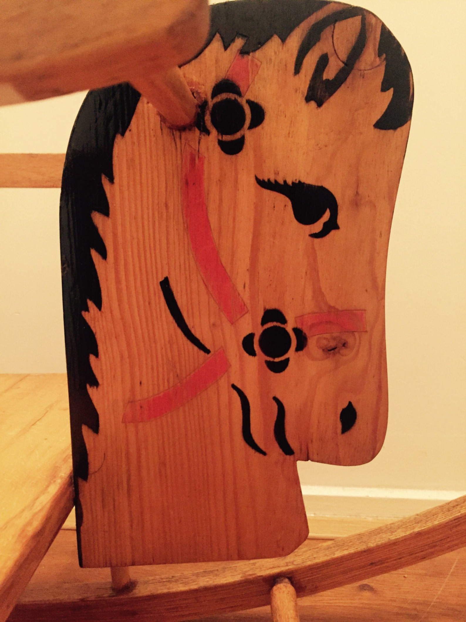 Vintage Rocking Chair. Rocking Horse Chair. Rocking Childs Etsy