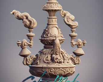 Jahanbaz, Lamplighter Bozorg,  The Lamplighter’s Guild Dungeons and Dragons/ RPG /Resin Miniature/Pathfinder/32mm/54mm