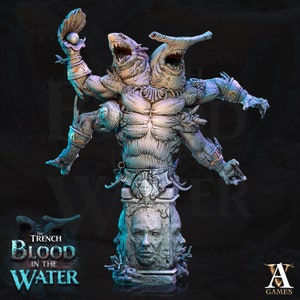Karkhareetoth Bust - Archvillian Games Dungeons and Dragons/ RPG /Resin Miniature/Pathfinder