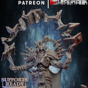 Demonologist/Necromancer, Dungeons and Dragons, Pathfinder,  Table Top Gaming 32 mm Miniature