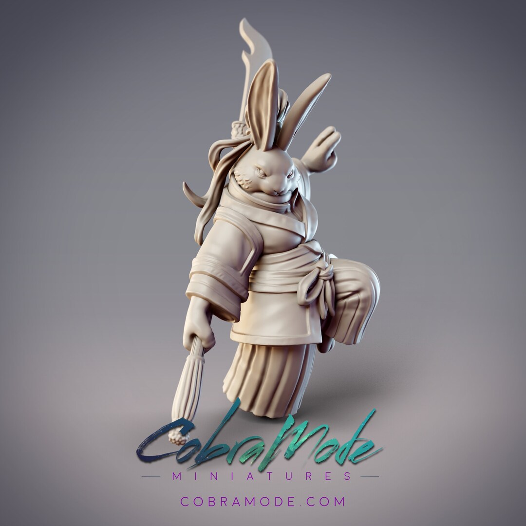 Sunset Jade - Guanghan Rabbit Swordswoman Rabbit Folk Samurai Cobramode ...