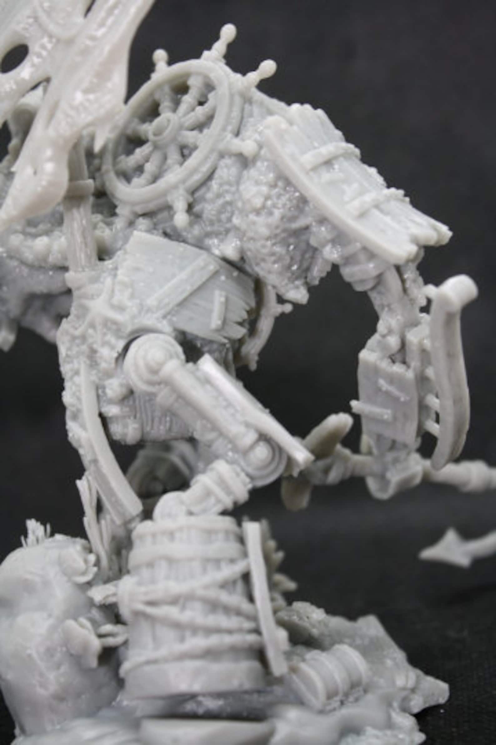 Shipwreck Golem Miniature | 3D Printed Resin, Archvillain Games - Etsy
