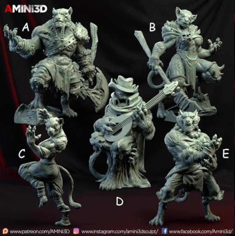 d&d figurine set