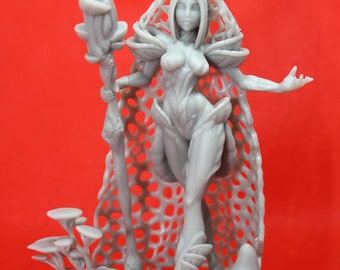 Circle of Spores Druid 100mm Dungeon and Dragons, Pathfinder, Role Playing Miniature