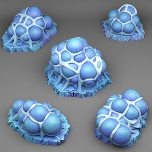 Ice Spider Eggs Terrain Set of 5 Dungeons and Dragons, Pathfinder, Tabletop Gaming 28/32mm Terrain RPG