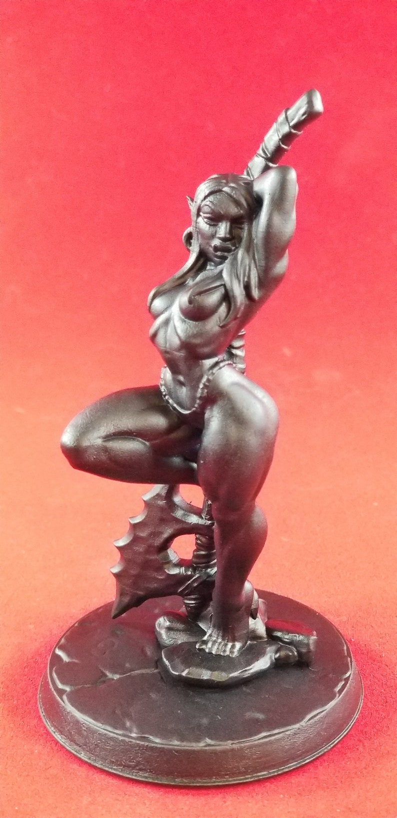 Yagraz the Sexy Pinup Orc, 100mm Orc Resin Miniature Garage Resin Print Artisan Guild Bild 6