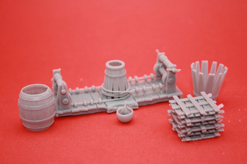 28mm Cooper Set/barrel Maker Props Dungeons and Dragons Etsy