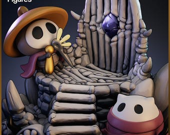 Chibi Sherma  3D Printed Statue Kit designed by Nomnom Figures