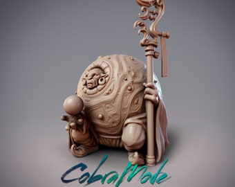 Qamar - Tara’iq Geometer, Elven NPC Cobramode Dungeons and Dragons/ RPG /Pathfinder/Resin Miniature//32mm/54mm