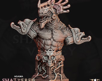 Tzeekul the Conqueror - Bust - Archvillian Games Dungeons and Dragons/ RPG /Resin Miniature/Pathfinder