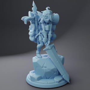 Cherry the Goblin Adventurer  32/75mm options Dungeon and Dragons, Pathfinder, Role Playing Miniature