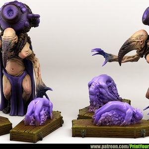 Soul Collector  Miniature for Dungeons and Dragons, Pathfinder, Starfinder and other Tabletop RPGs 3d printed