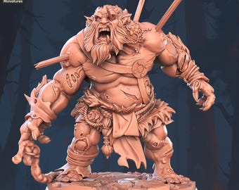 Zombie Trolls 62mm Base --Set of 2 Rangers of Shadow Deep Miniature NPC Dungeons and Dragons, Pathfinder, Tabletop Gaming 28mm Terrain RPG