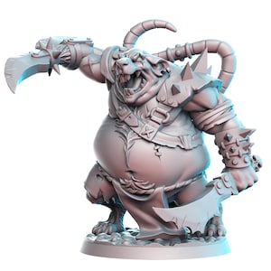 Dashnag (Rat Ogre),   32mm Resin Miniature - for D&D Dungeons and Dragons or Tabletop Gaming