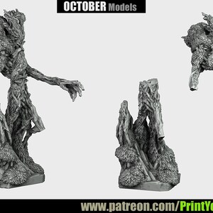 Treant aller Arbre D - 28mm Tabletop Chiffres - LSDA D&d Pathfinder Dsa