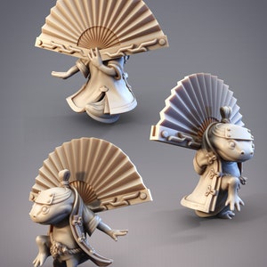 Hanarin - Hanzaki Ninja (Fan), Salamander Samurai Dungeons and Dragons/ RPG /Resin Miniature/Pathfinder/32mm