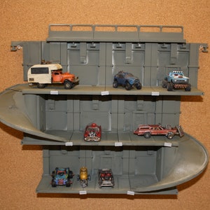 Parking Garage Wallhalla Modular Miniature Display Shelves Modern Set,  Kill Team, D&D, Gaslands 3D printed