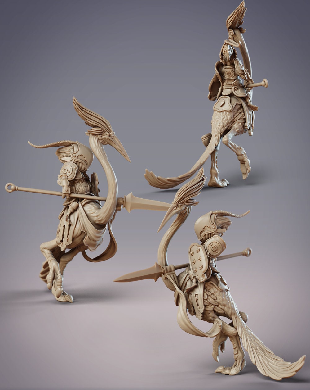Red Sun, Yuanyang Duck Knight, Dungeons and Dragons/ RPG /resin ...