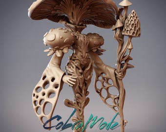 Arcanist, Caillech Spawn Cobramode Resin Miniature/Pathfinder/32mm/54mm #78