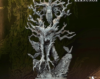 Sapdrinker Dryad Miniature - 3D Printed Resin, D&D/Pathfinder 32mm Bestiary XVII