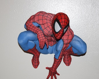 Spider-man Wall Display Art, 3D printed (12x13x8.5) 2 Styles