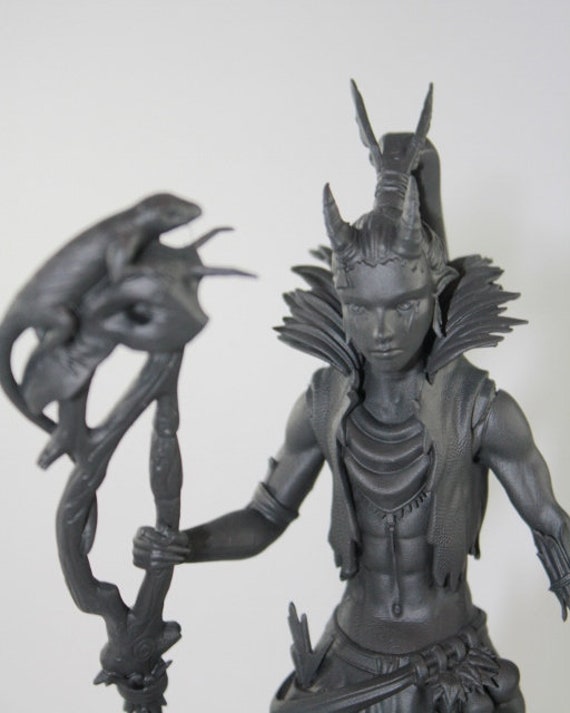 Tiefling Resin Garage Kitfigure Unpainted Etsy
