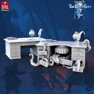 Mimics 10 designs The Frost City 2 Miniature NPC Dungeons and Dragons, Pathfinder, Frostgrave Tabletop Gaming 28/32 mm Terrain RPG