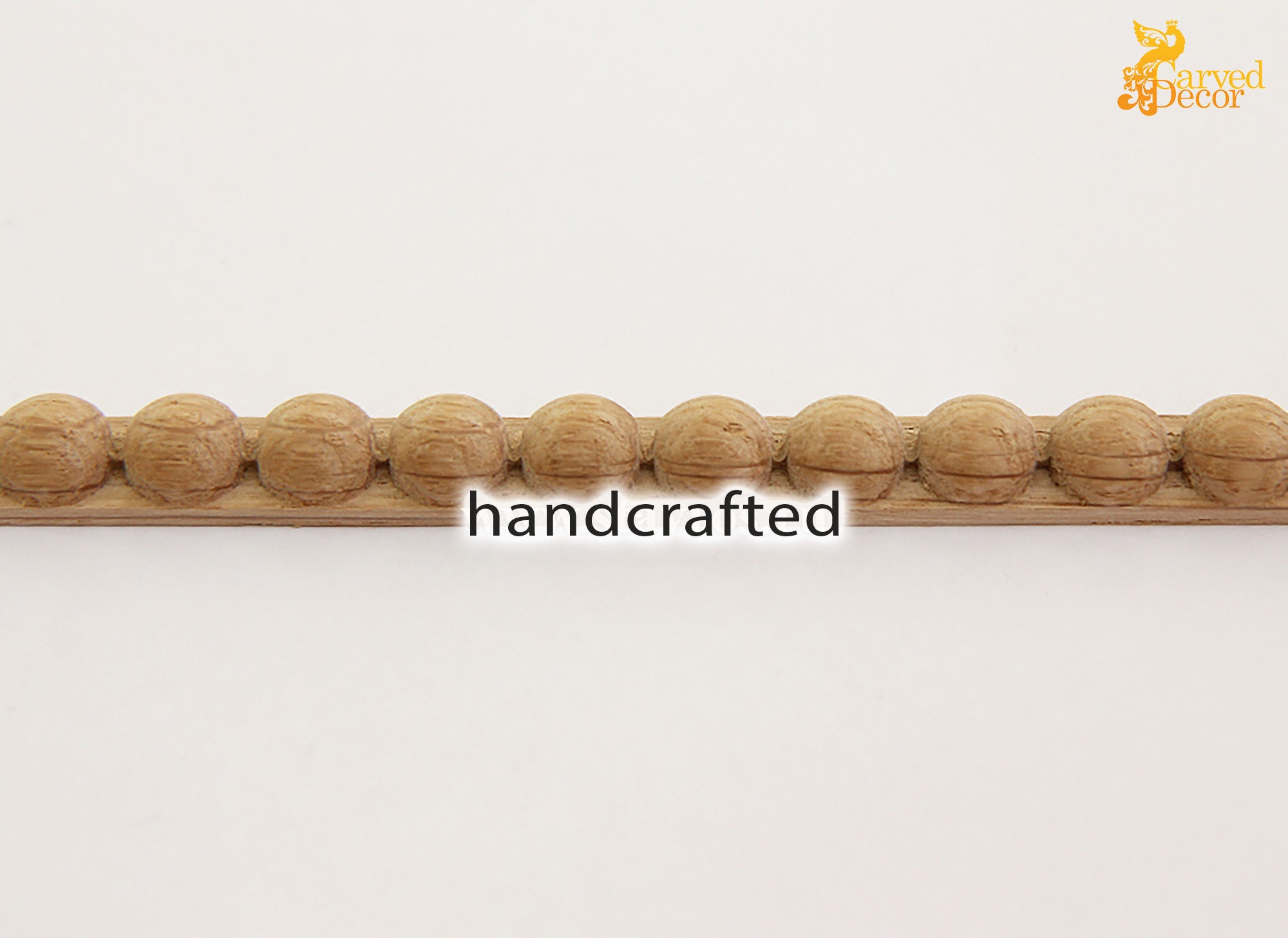 Decorative Moulding Wood Trim From Oak Wooden Beads Interior Etsy UK