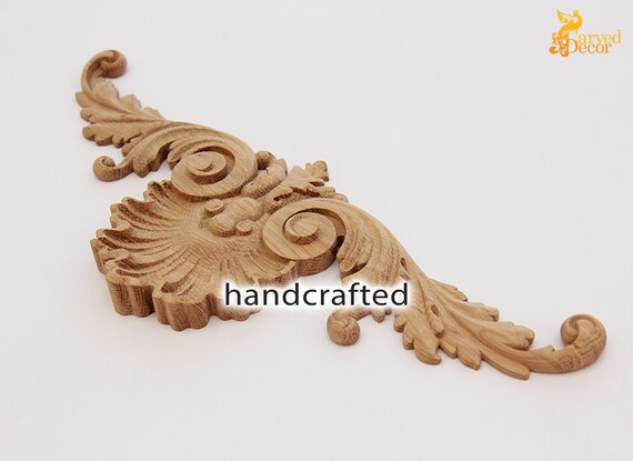 Millwork Wood Decorative Shell Applique Moulding | Etsy