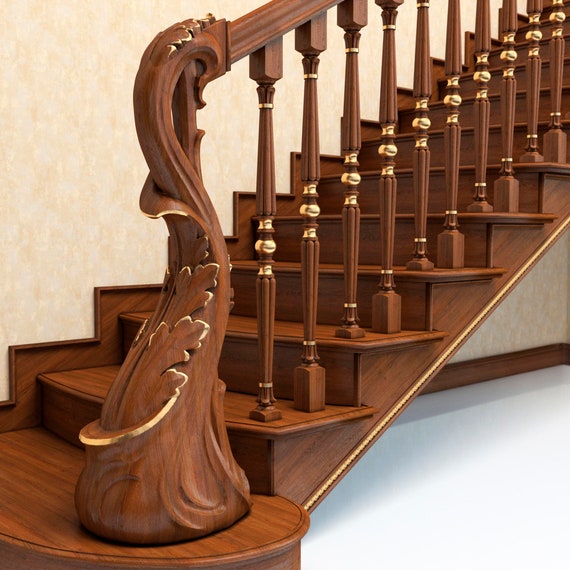 Buy Modern Large Newel Post for Staircase Online in India - Etsy