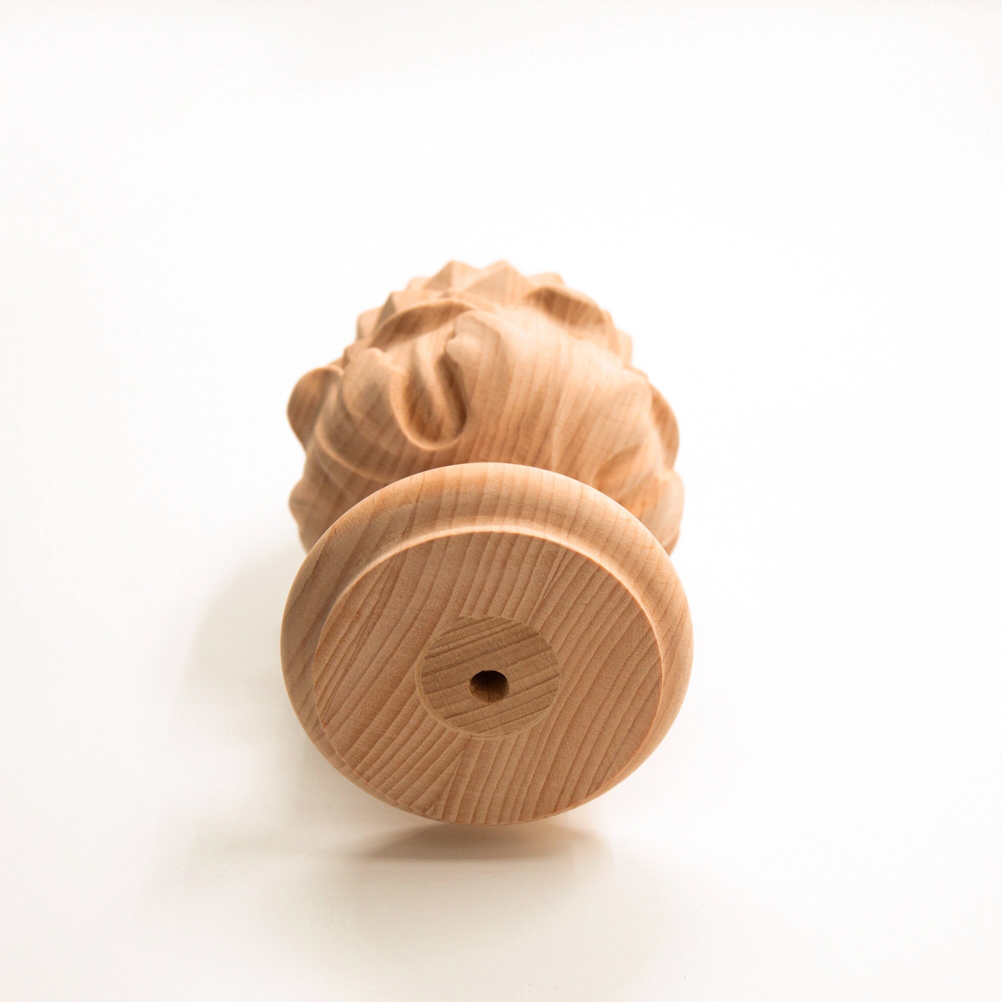 Wood Stair Finial With Screw Decorative Top Cap for Newel Etsy