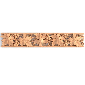 Applique Wooden Decorative Carved Molding Trim from Oak 78&quot;