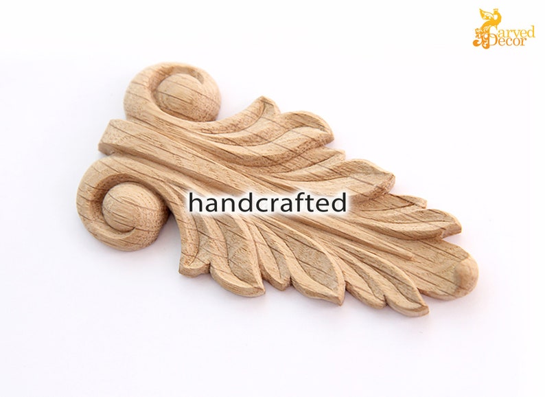 Millwork carved wooden appliques for fireplace 10 pc. Etsy