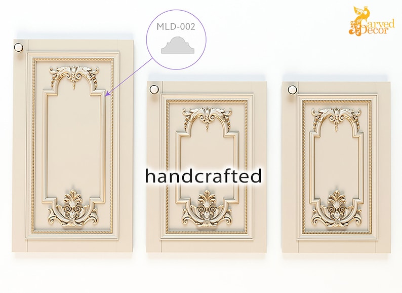 Wood Applique for Doors Etsy