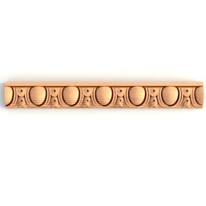 Greek style carved moulding 78&quot;, Egg and dart ornament molding trim