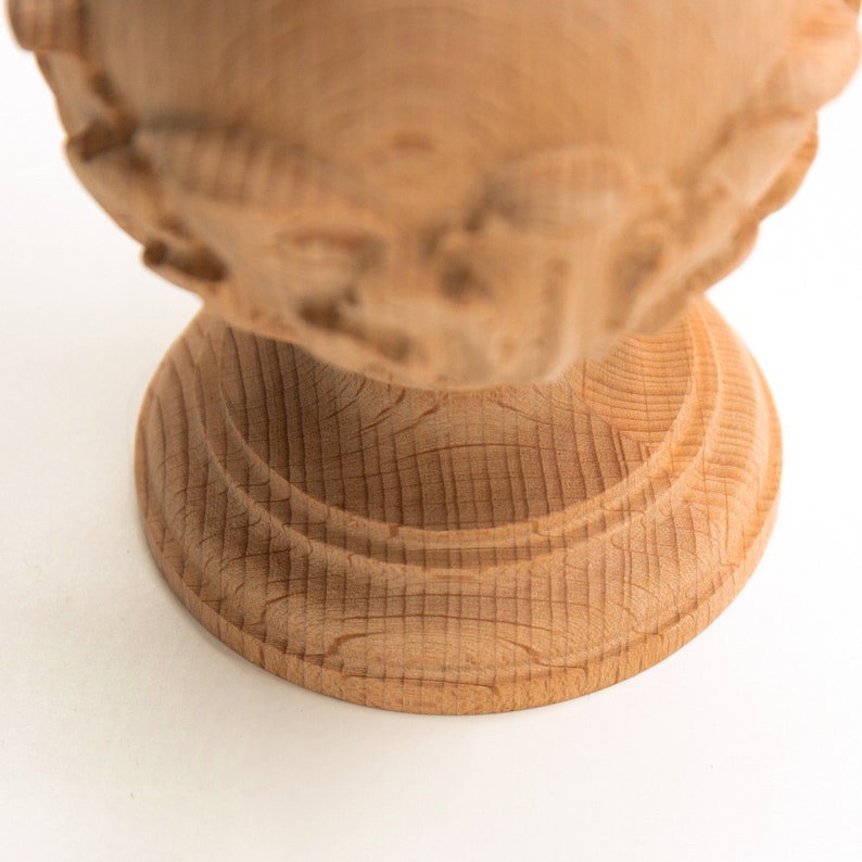 Ball Decorative Newel Post Cap Round Carved Finial Hardware Etsy