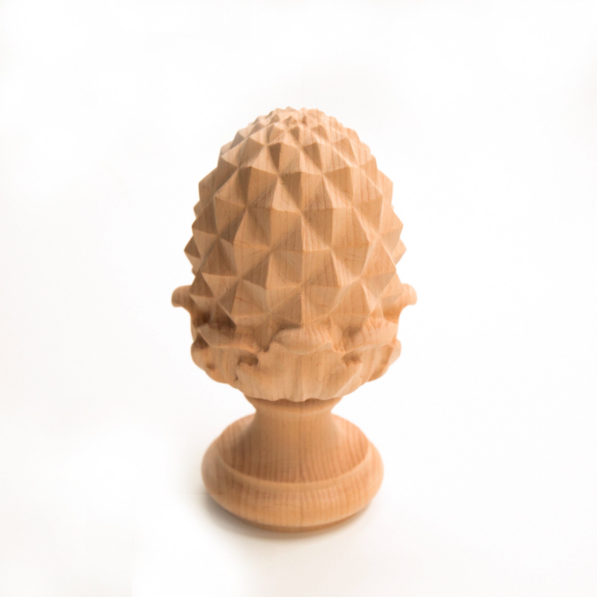 Wood Stair Finial With Screw Decorative Top Cap for Newel Etsy