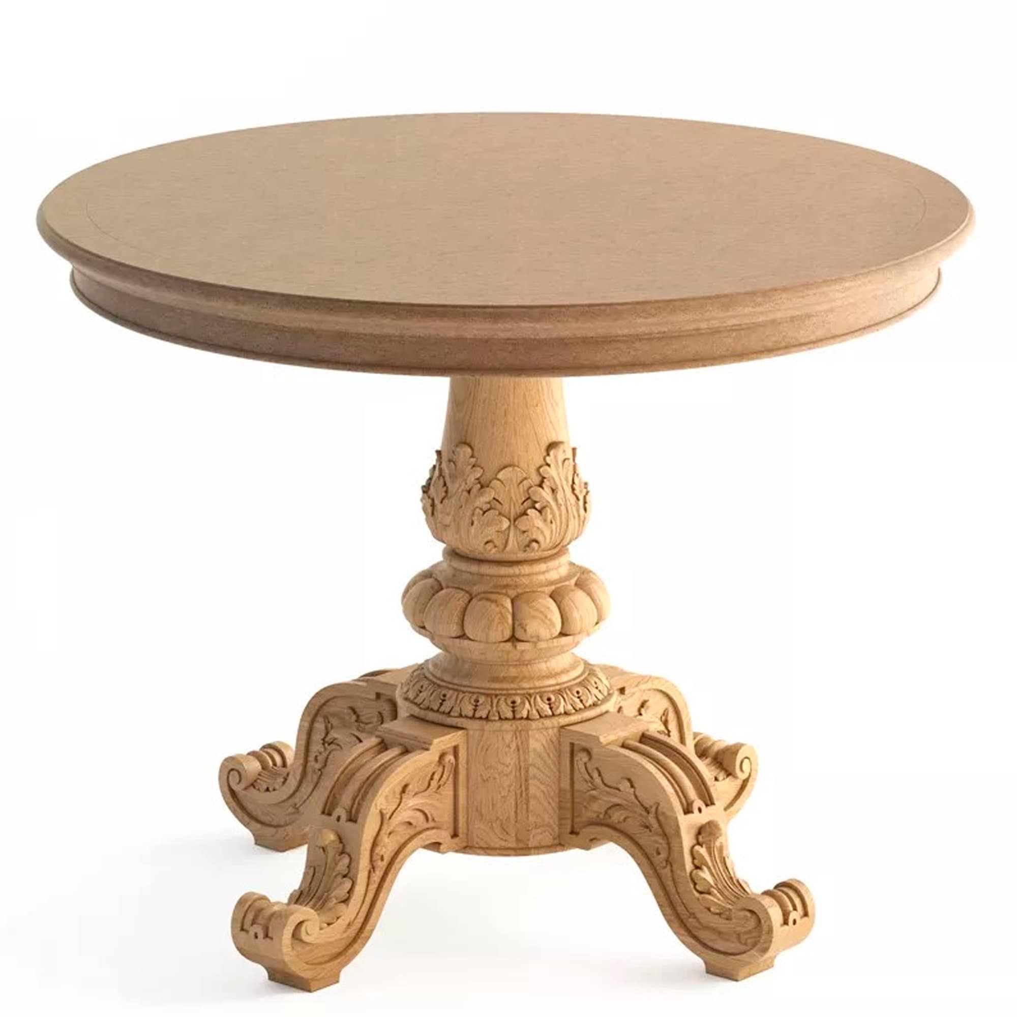 44 round 2024 pedestal dining table
