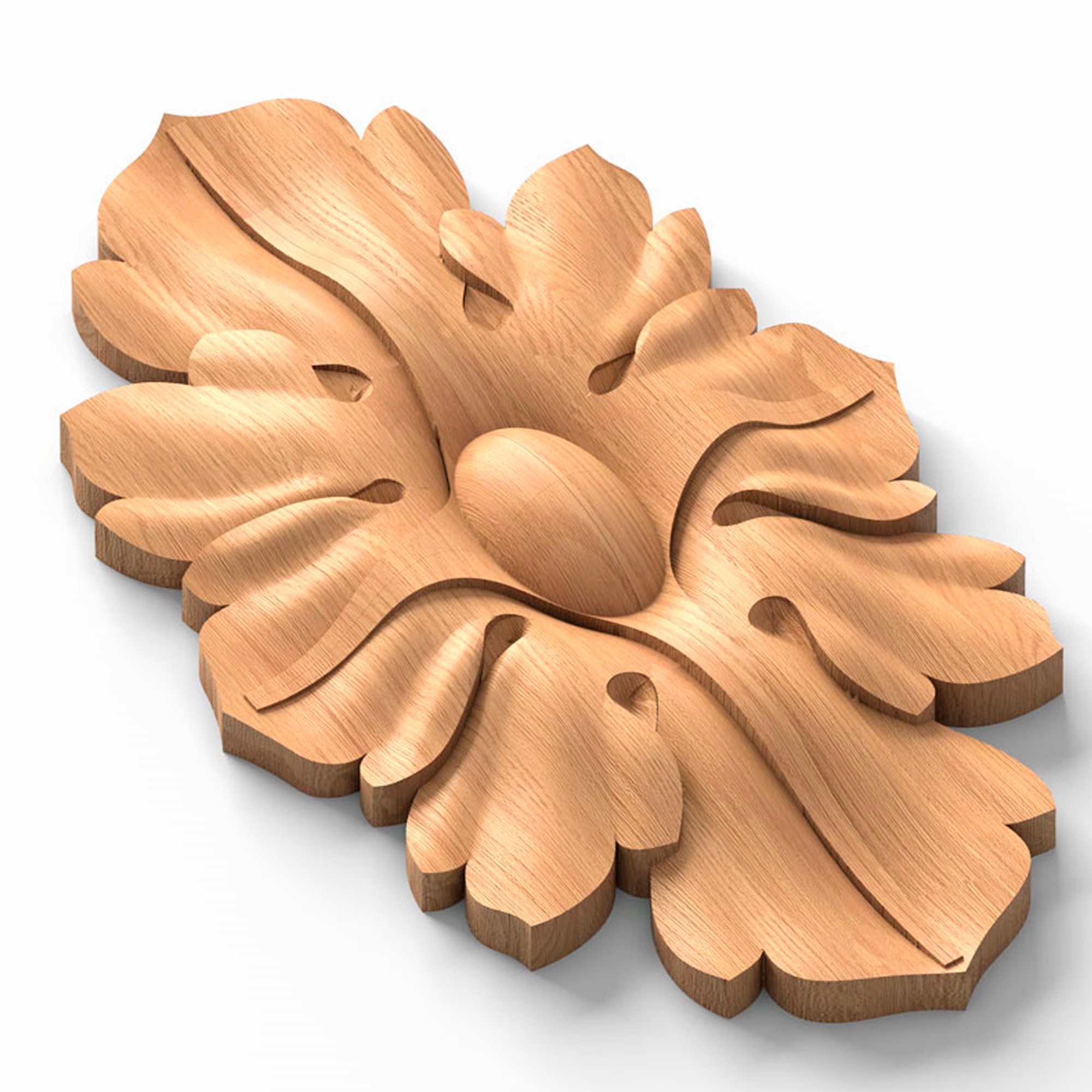 Flower - Laser Cut Out Unfinished Wood Craft Shape FLR17 Flower - Laser Cut Out Unfinished Wood Craft Shape FLR17