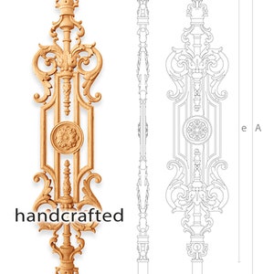 Luxury Baroque Staircases Spindles, 40 Ornate Wood Stair Spindles for ...