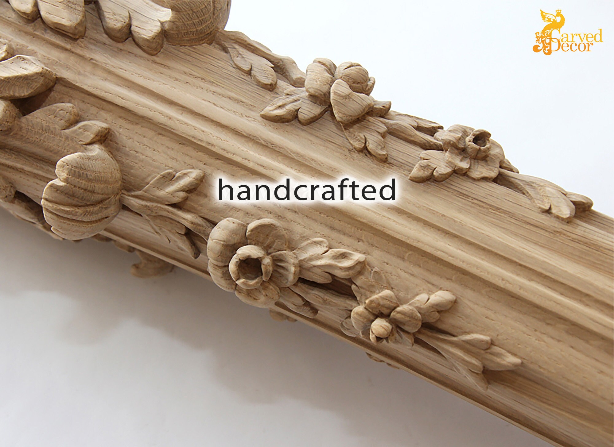 Hand carved wooden round newel post for stairs Etsy