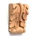 Flaches Holz geschnitzte unfertige Corbel, Akanthus Regalhalterung (2er-Set)