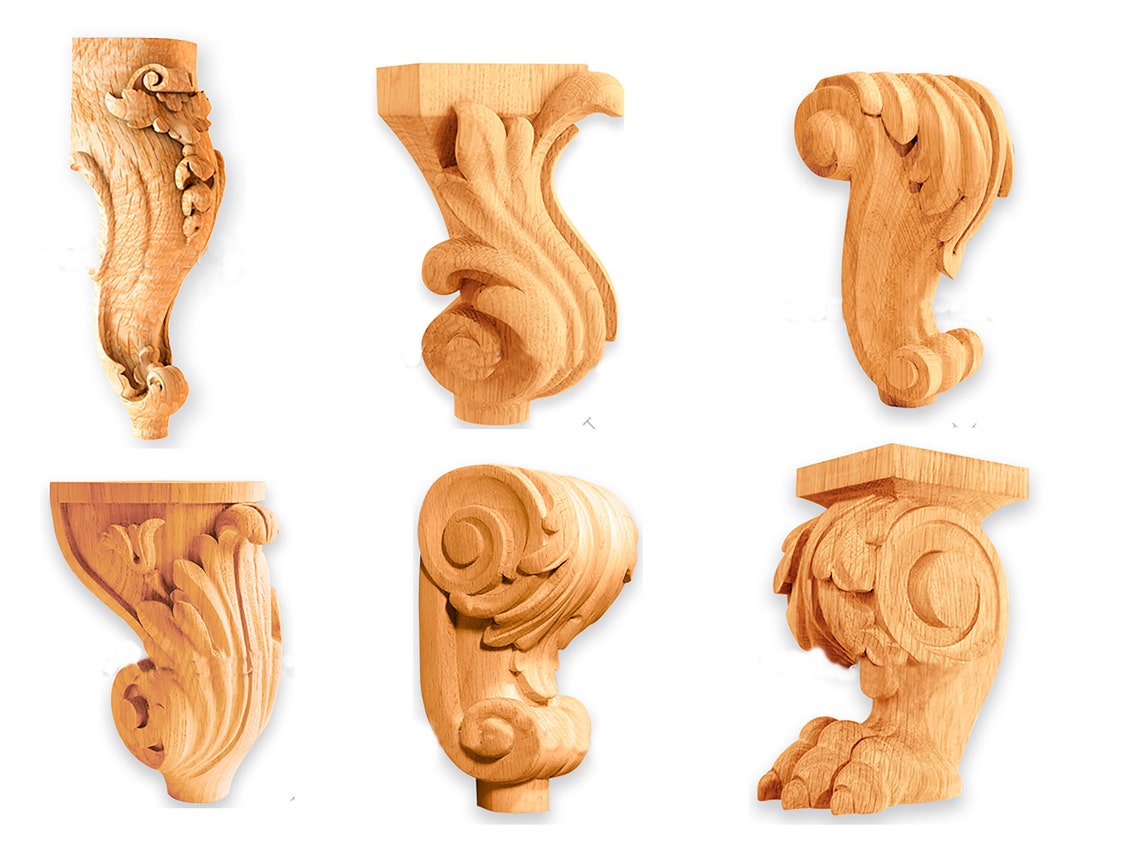 Vintage Miniature Wooden Furniture Legs SET OF 4 Etsy