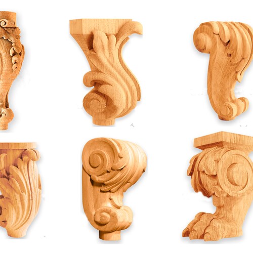 Wood Queen Anne Furniture Cabriole Legs Antique DIY Etsy